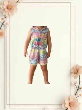 Nickelodeon JoJo Siwa Tie-Dye Hooded Romper